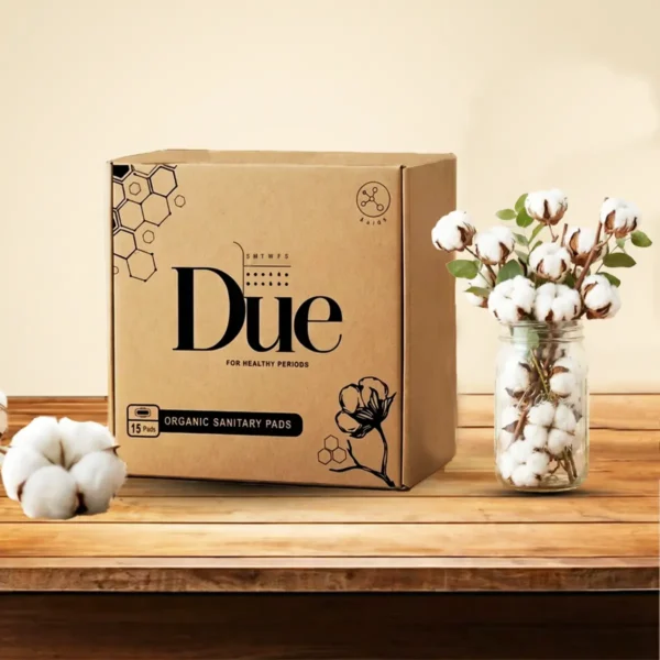 Due SuperSoft Pure Cotton Anion Sanitary Pads XL