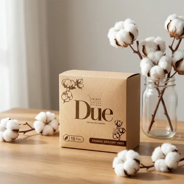 Due SuperSoft Pure Cotton Sanitary Pads  L